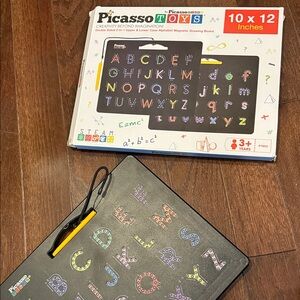 Picasso Tiles Toys Magnetic Alphabet Drawing Board